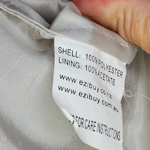 EMERGE short dress chiffon sleeveless formal dress size 10 - Picture 13 of 13